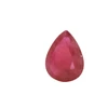 Natural Ruby Gemstone | Pear Facet Cut 7.2 Carat VS Clarity Glass Filled Carmine Red Color 15.3x11.7mm Loose Stone | July Birthstone