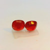 Natural Ruby Gemstone | Cushion Facet Cut 2.66 Carat VVS Clarity 2 Pcs Glass Filled Pigeon Blood Red Color 6x6mm Loose Stones | July Birthstone
