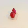 Natural Ruby Gemstone | Cushion Facet Cut 2.76 Carat VVS Clarity 2 Pcs Glass Filled Burgundy Red Color 6.15mm Loose Stones | July Birthstone