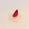 Natural Ruby Gemstone | Pear Facet Cut 1.47 Carat VVS Clarity Glass Filled Crimson Red Color 8.5x6.2mm Loose Stone | July Birthstone