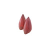 Natural Ruby Gemstone | Pear Facet Cut 18.75 Carat VVS Clarity 2 Pcs Glass Filled Burgundy Red Color 15x11.5mm Loose Stones | July Birthstone