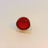 Natural African Ruby Gemstone | Round Cabochon 3.76 Carat VS1 Clarity Glass Filled Burgundy Red Color 7.5mm Loose Stone | July Birthstone