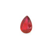 Natural Ruby Gemstone | Pear Facet Cut 3 Carat SI Clarity Pigeon Blood Red Color 8.8x7mm Loose Stone | July Birthstone