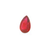 Natural Ruby Gemstone | Pear Facet Cut 3 Carat SI Clarity Pigeon Blood Red Color 8.8x7mm Loose Stone | July Birthstone