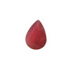 Natural Ruby Gemstone | Pear Facet Cut 13.70 Carat SI Clarity Crimson Red Color 17.5x14.3mm Loose Stone | July Birthstone