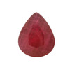 Natural Ruby Gemstone | Pear Facet Cut 13.70 Carat SI Clarity Crimson Red Color 17.5x14.3mm Loose Stone | July Birthstone