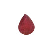 Natural Ruby Gemstone | Pear Facet Cut 13.70 Carat SI Clarity Crimson Red Color 17.5x14.3mm Loose Stone | July Birthstone