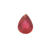 Natural Ruby Gemstone | Pear Facet Cut 9.12 Carat VS Clarity Pigeon Blood Red Color 14.2x11.2mm Loose Stone | July Birthstone
