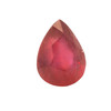 Natural Ruby Gemstone | Pear Facet Cut 9.12 Carat VS Clarity Pigeon Blood Red Color 14.2x11.2mm Loose Stone | July Birthstone