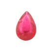 Natural Ruby Gemstone | Pear Facet Cut 2.79 Carat VVS Clarity Carmine Red Color 11.4x7.7mm Loose Stone | July Birthstone