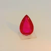 Natural Ruby Gemstone | Pear Facet Cut 2.79 Carat VVS Clarity Carmine Red Color 11.4x7.7mm Loose Stone | July Birthstone