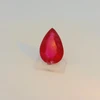Natural Ruby Gemstone | Pear Facet Cut 2.32 Carat VS Clarity Carmine Red Color 8x4.5mm Loose Stone | July Birthstone