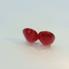 Natural Ruby Gemstone | Oval Facet Cut 5.35 Carat VS1 Clarity 2 Pcs Carmine Red Color 9x7mm Loose Stones | July Birthstone