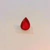Natural Burma Ruby Gemstone | Pear Facet Cut 1.08 Carat VVS Clarity Pigeon Blood Red Color 6.79x5.19mm Loose Stone | July Birthstone