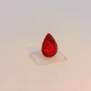 Natural Burma Ruby Gemstone | Pear Facet Cut 1.04 Carat VS Clarity Pigeon Blood Red Color 6.58x5.21mm Loose Stone | July Birthstone