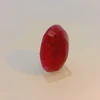 Natural Ruby Gemstone | Oval Facet Cut 5.96 Carat VS Clarity Scarlet Red Color 12x10mm Loose Stone | July Birthstone
