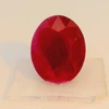 Natural Ruby Gemstone | Oval Facet Cut 1.96 Carat VS Clarity Burgundy Red Color 9x7mm Loose Stone | July Birthstone