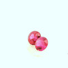 Natural Burma Ruby Gemstone | Round 2.10mm Diamond Cut 0.37 Carat FL Clarity 8 Pcs Carmine Red Color Loose Stones | July Birthstone