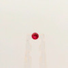 Natural Burma Ruby Gemstone | Round 2.00mm Diamond Cut 0.07 Carat FL Clarity 2 Pcs Carmine Red Color Loose Stones | July Birthstone