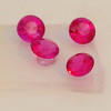 Natural Burma Ruby Gemstone | Round 2.25mm Diamond Cut 1.74 Carat FL Clarity 30 Pcs Carmine Red Color Loose Stones | July Birthstone