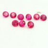 Natural Burma Ruby Gemstone | Round 2.25mm Diamond Cut 0.53 Carat VS1 Clarity 9 Pcs Carmine Red Color Loose Stones | July Birthstone