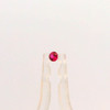 Natural Burma Ruby Gemstone | Round 2.25mm Diamond Cut 0.53 Carat VS1 Clarity 9 Pcs Carmine Red Color Loose Stones | July Birthstone