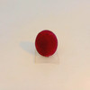 Natural African Ruby Gemstone | Oval Flower Cut 3 Carat I Clarity Burgundy Red Color 10x8mm Loose Stone | July Birthstone