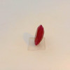 Natural African Ruby Gemstone | Oval Flower Cut 3 Carat I Clarity Burgundy Red Color 10x8mm Loose Stone | July Birthstone