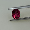 Natural Rubellite Oval 9x7mm Checker Cut 2.01 Cts SI1 Clarity | Fuchsia Pink Color Brazil | Pink Tourmaline October Birthstone Loose Gemstone