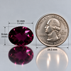 Natural Pink Tourmaline Oval 11x9mm Checker Cut 3.64 Cts VS Clarity | Fuchsia Pink Color Brazil October Birthstone | Jewelry Making Loose Gemstone