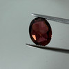 Natural Pink Tourmaline Oval Checker Cut 5.53 Cts FL Clarity 12.8x10mm | Rosewood Pink Color Brazil October Birthstone | Jewelry Making Loose Gemstone