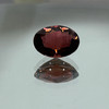 Natural Pink Tourmaline Oval Checker Cut 5.53 Cts FL Clarity 12.8x10mm | Rosewood Pink Color Brazil October Birthstone | Jewelry Making Loose Gemstone