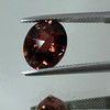 Natural Pink Tourmaline Oval Checker Cut 5.53 Cts FL Clarity 12.8x10mm | Rosewood Pink Color Brazil October Birthstone | Jewelry Making Loose Gemstone
