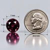 Natural Pink Tourmaline Round 7mm German Facet Cut 1.32 Cts VS Clarity | Rosewood Pink Color Brazil October Birthstone | Jewelry Making Loose Gemstone