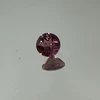 Natural Pink Tourmaline Round Flower Facet Cut 0.81 Cts VS2 Clarity 5.9mm | Flamingo Pink Color Brazil October Birthstone | Loose Gemstone