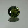 Natural Green Tourmaline Round Flower Facet Cut 1.58 Cts VS2 Clarity 8.2mm | Basil Green Color Brazil October Birthstone | Loose Gemstone