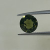 Natural Green Tourmaline Round Flower Facet Cut 1.58 Cts VS2 Clarity 8.2mm | Basil Green Color Brazil October Birthstone | Loose Gemstone