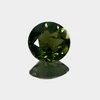 Natural Green Tourmaline Round 8mm Flower Facet Cut 1.58 Cts VS2 Clarity | Basil Green Color Brazil October Birthstone | Loose Gemstone