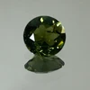Natural Green Tourmaline Round 8mm Flower Facet Cut 1.58 Cts VS2 Clarity | Basil Green Color Brazil October Birthstone | Loose Gemstone