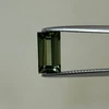 Natural Green Tourmaline Baguette Step Cut 3.40 Cts VVS Clarity 10.7x5.9mm | Parakeet Green Color Brazil October Birthstone | Loose Gemstone
