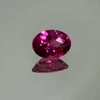 Natural Rubellite Oval Checker Cut 1.61 Cts VVS Clarity 9.1x6.7mm | Intense Pink Color Brazil | Rubellite October Birthstone Loose Gemstone