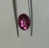 Natural Rubellite Oval Checker Cut 1.61 Cts VVS Clarity 9.1x6.7mm | Intense Pink Color Brazil | Rubellite October Birthstone Loose Gemstone