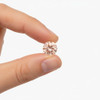 Light Pink Color Diamond Lab Grown Round 4.51mm Brilliant Cut 0.31 Cts Custom Jewelry Making