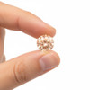 Diamond Lab Grown Light Pink Color Round 5.19mm Brilliant Cut 0.51 Cts Jewelry Making Stone