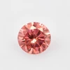 Diamond Lab Grown Round 3.13mm Intense Pink Color Brilliant Cut 0.13 Cts Jewelry Making Loose Stone