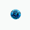 Diamond Lab Grown Deep Blue Color Round 5.40mm Brilliant Cut 0.61 Cts Designer Jewelry Making