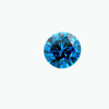 Diamond Lab Grown Deep Blue Color Round 5.40mm Brilliant Cut 0.61 Cts Designer Jewelry Making