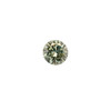 Lab Grown Diamond Round 3.90mm Brilliant Cut Greenish Blue Color 1.09 Cts Custom Jewelry Making