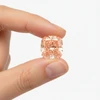 Lab Grown Diamond Light Pink Color Cushion 7.5x7mm Brilliant Cut 2.15 Cts Loose Diamond