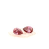 Lab Grown Diamond 2 Pcs Pear 5x3mm Diamond Cut Vivid Pink Color 0.33 Cts Designer Jewelry Making